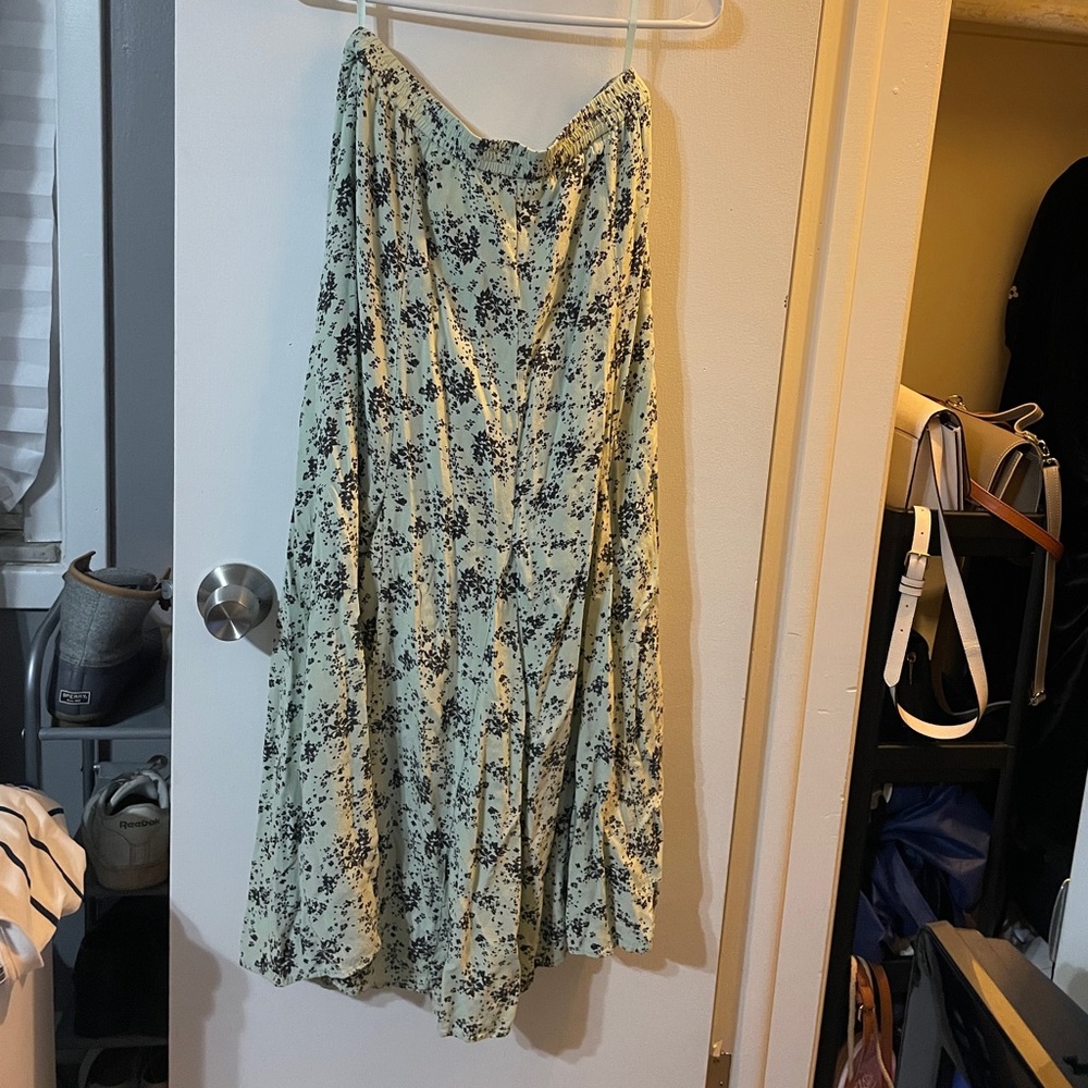 Floral maxi skirt